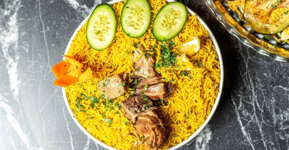 Zafrani dum biryani